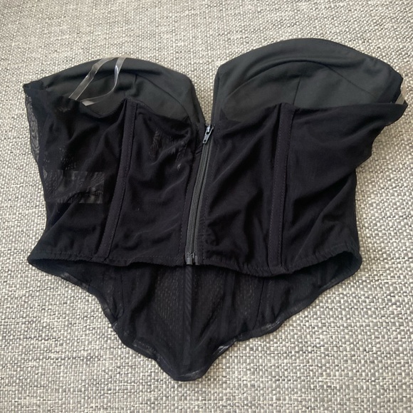 Princess Polly Black Bustier Top - Picture 3 of 3